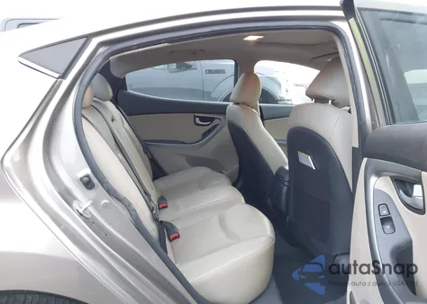 2014 Hyundai Elantra Limited from USA, damaged, VIN 5NPDH4AE9EH480660